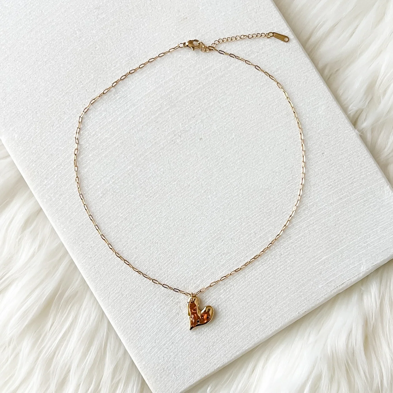 Hammered Heart Necklace - LAST CHANCE! - Image 12