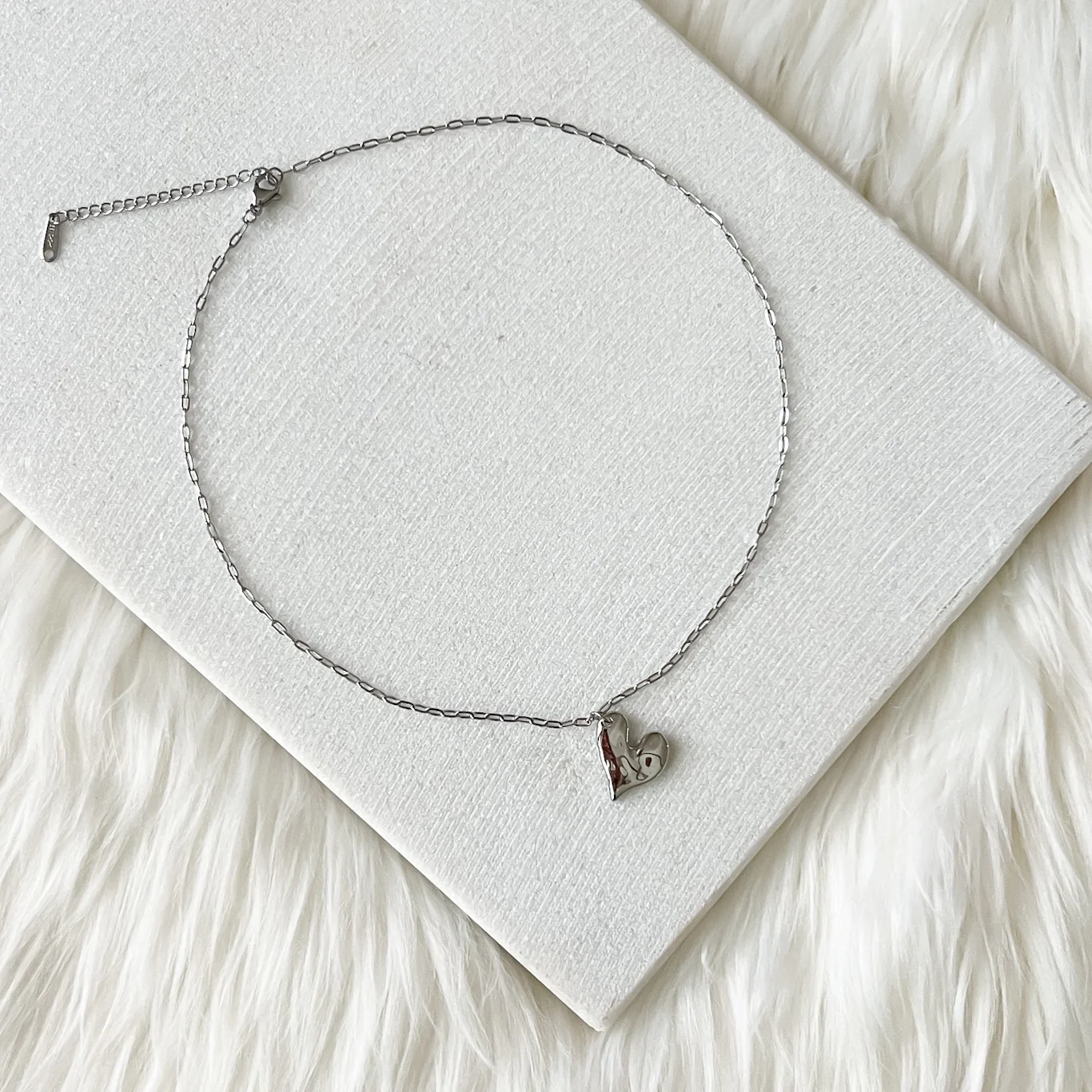 Hammered Heart Necklace - LAST CHANCE! - Image 13