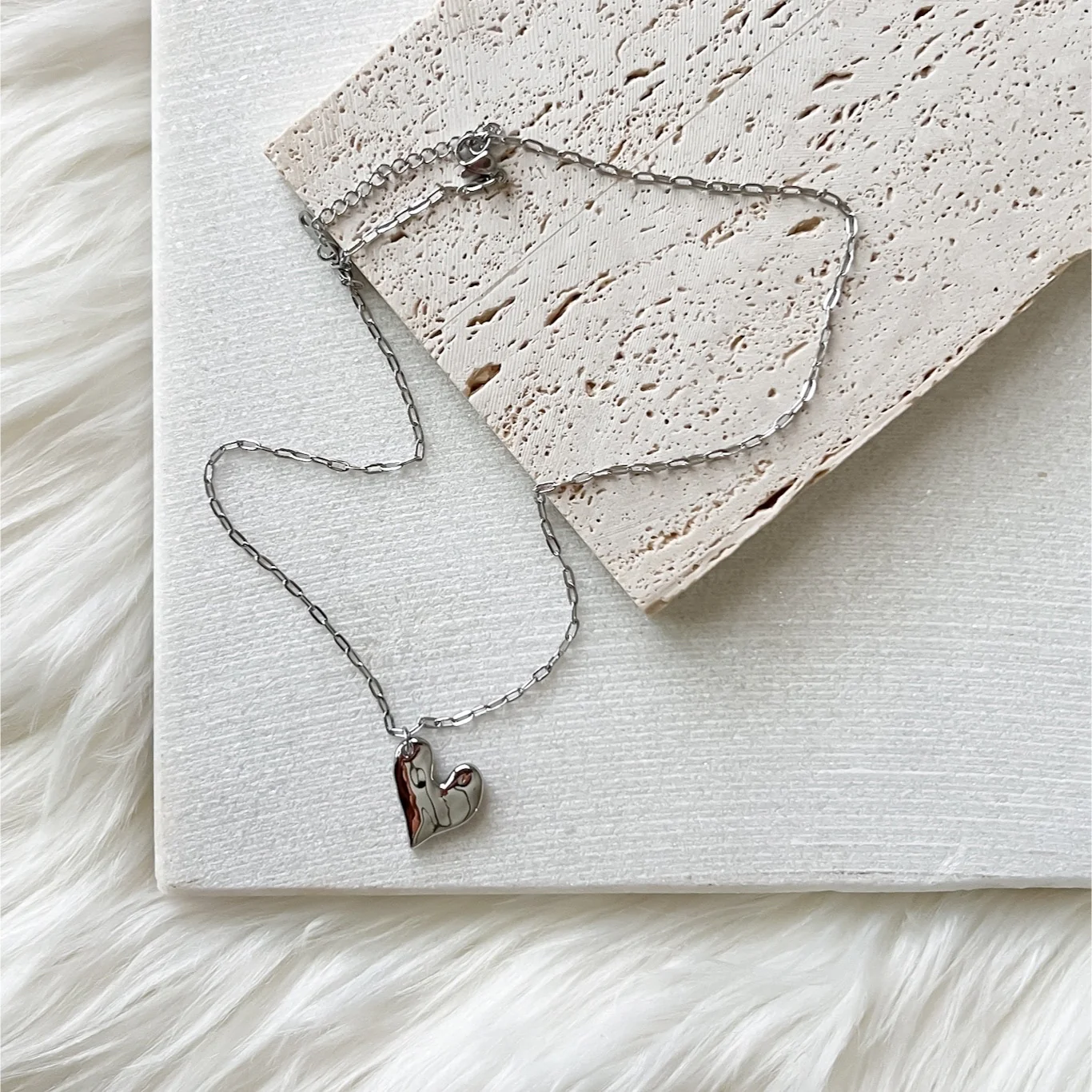 Hammered Heart Necklace - LAST CHANCE! - Image 15