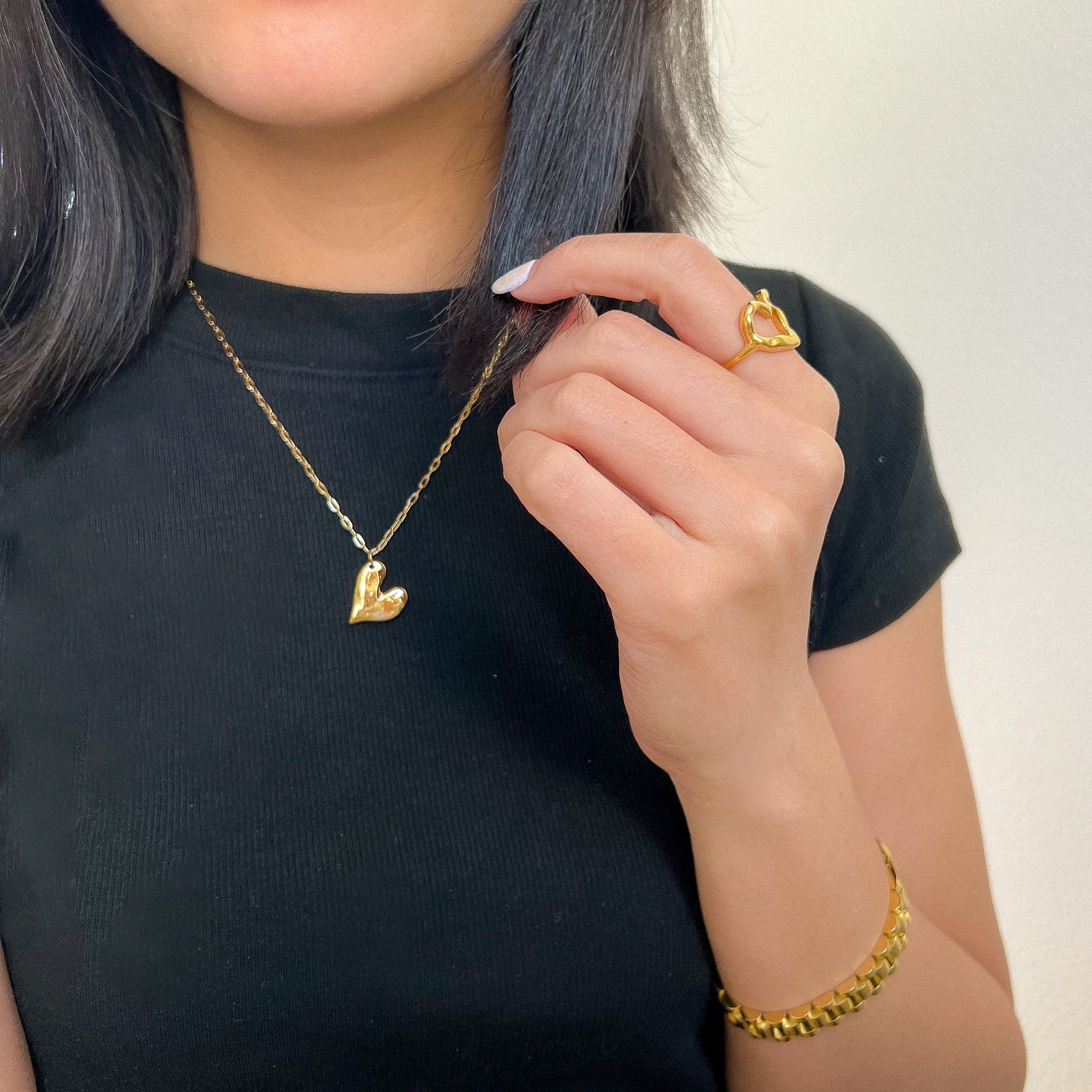 Hammered Heart Necklace - LAST CHANCE! - Image 19