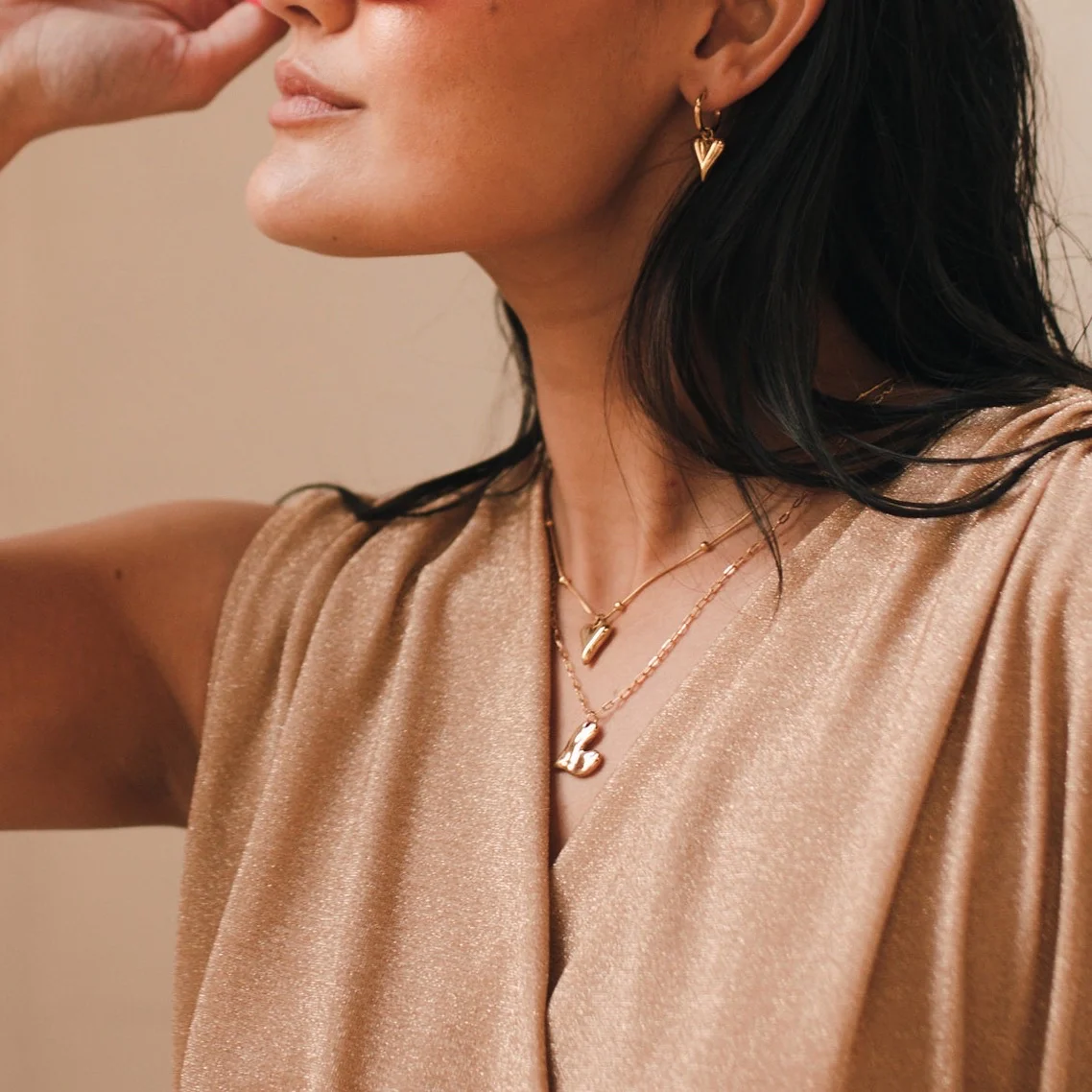 Hammered Heart Necklace - LAST CHANCE! - Image 5