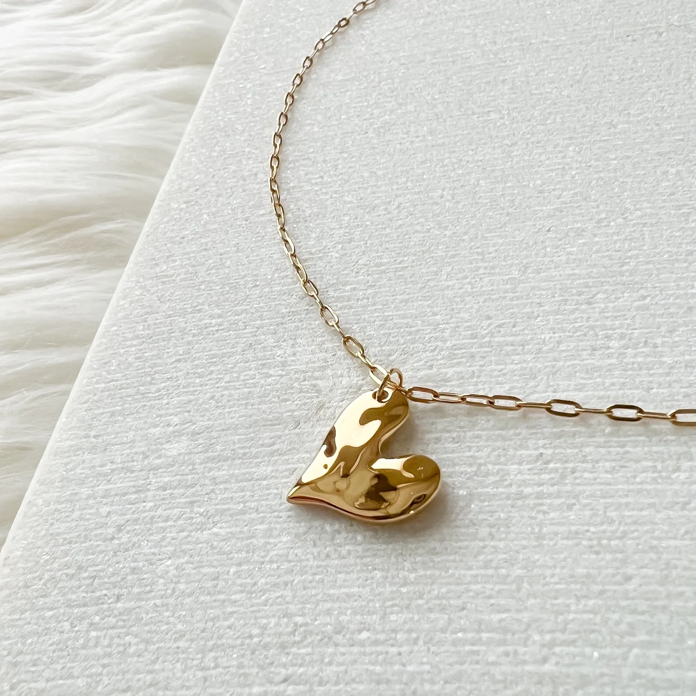 Hammered Heart Necklace - LAST CHANCE! - Image 6
