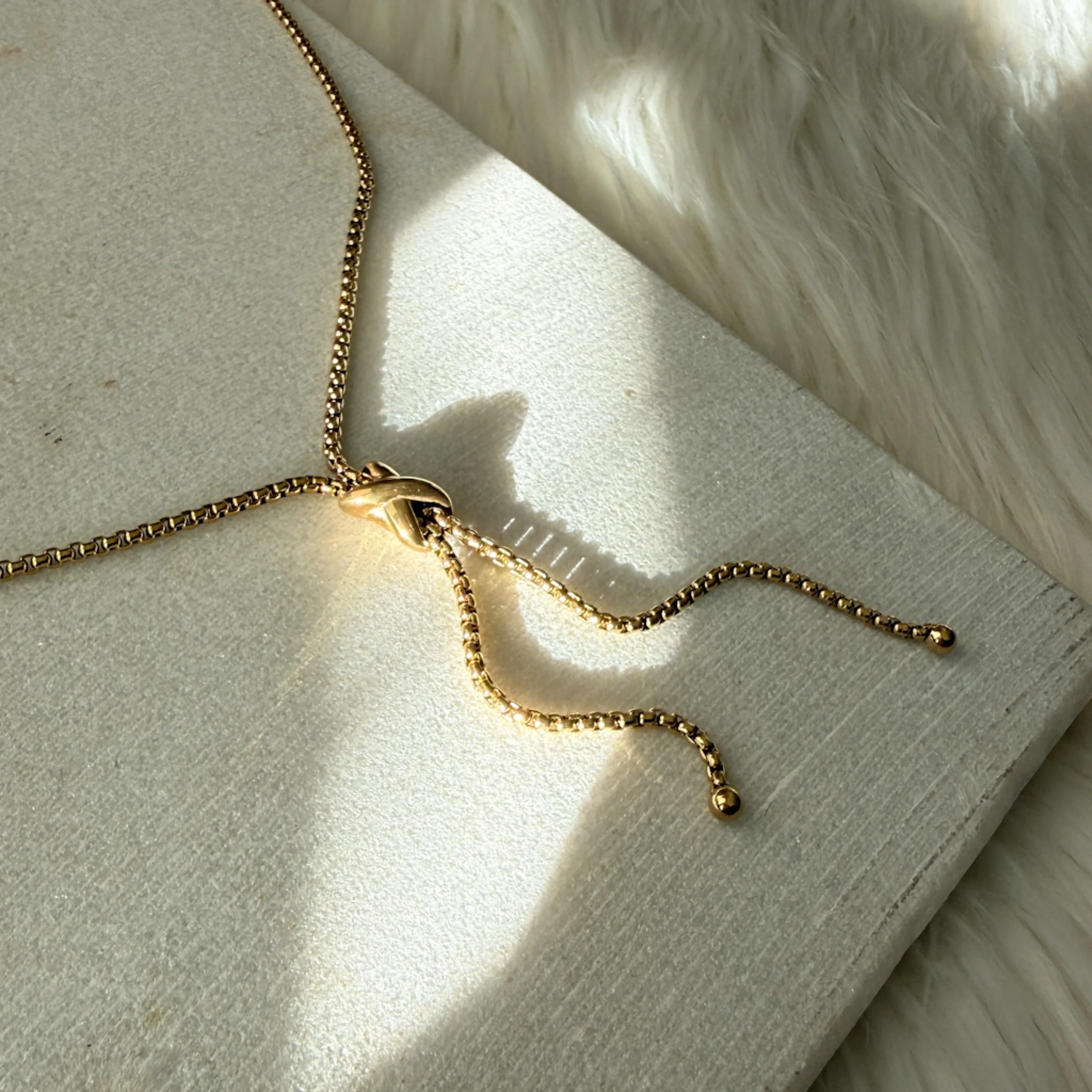 Infinity Knot Lariat Necklace - Image 2