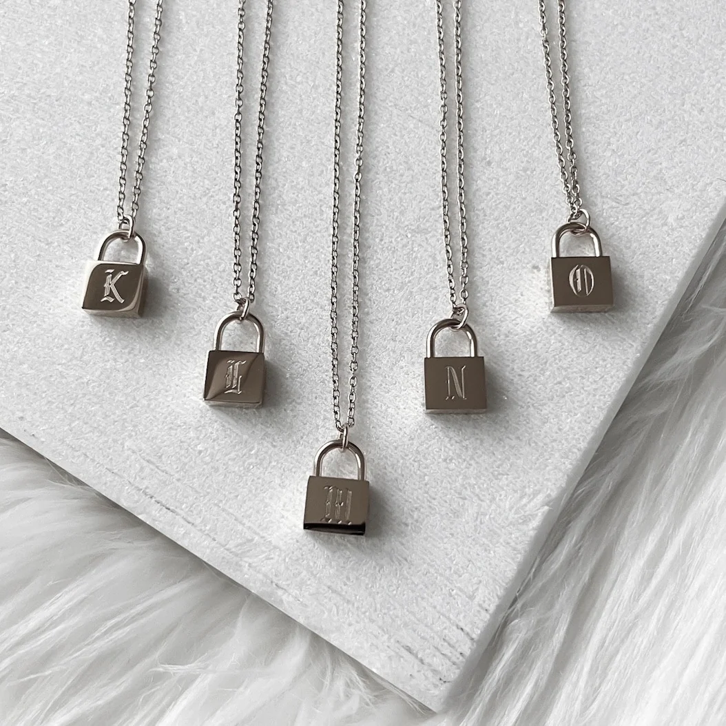 Initial Padlock Necklace - LAST CHANCE! - Image 21