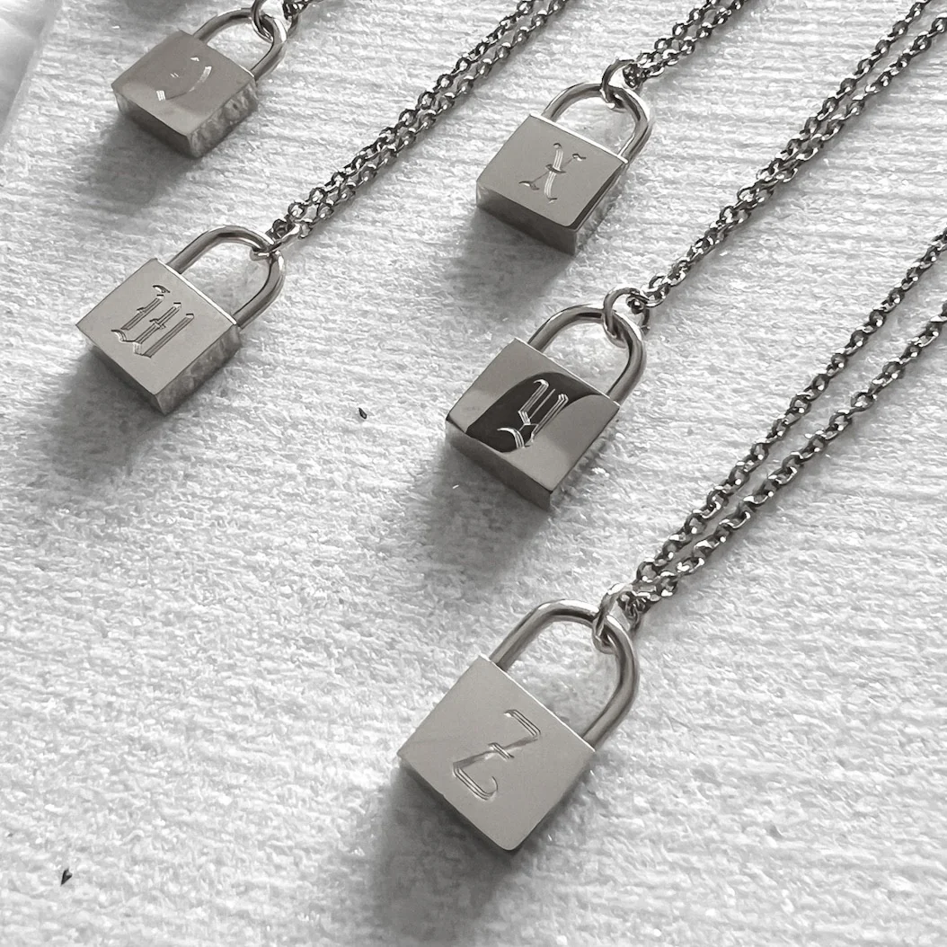Initial Padlock Necklace - LAST CHANCE! - Image 23