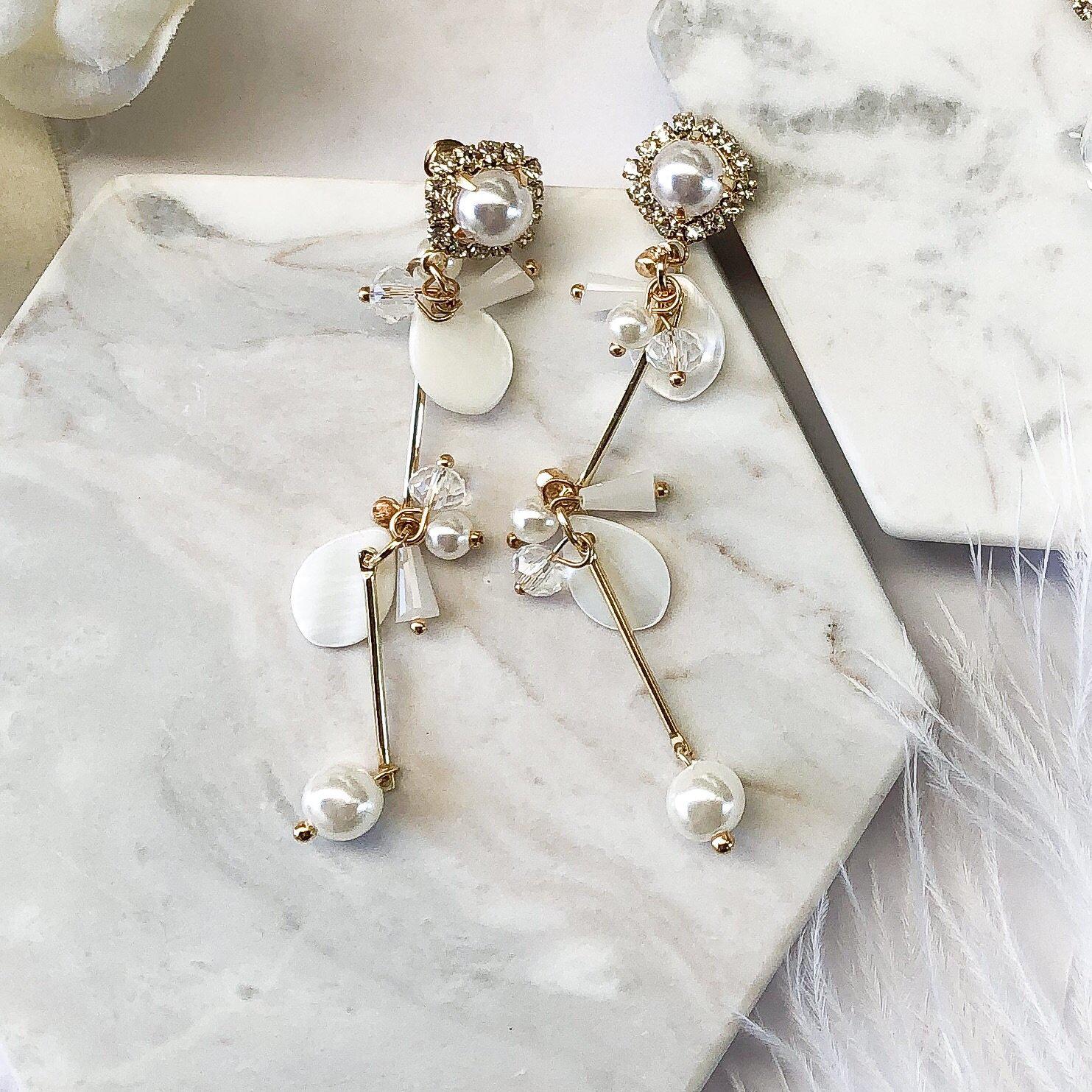Isabella Pearl Drop Earrings- LAST CHANCE / FINAL SALE - Image 3