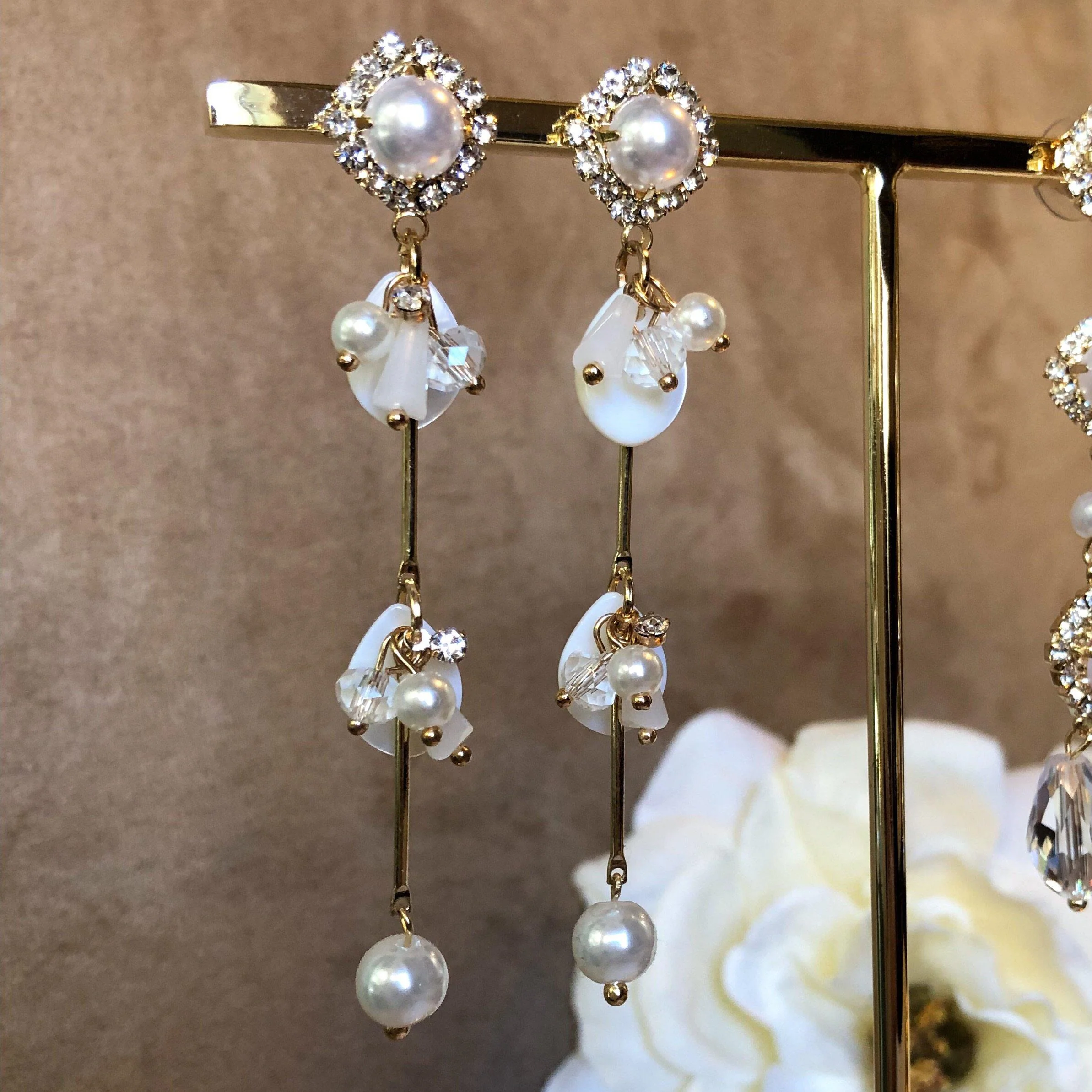 Isabella Pearl Drop Earrings- LAST CHANCE / FINAL SALE - Image 6