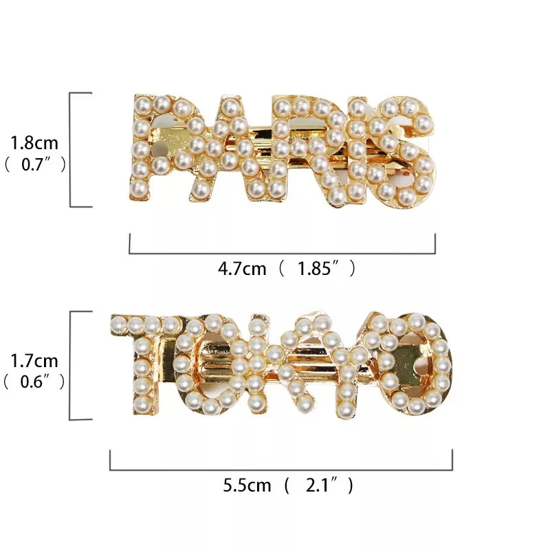 Jet Setter Pearl Hair Barrettes - LAST CHANCE / FINAL SALE - Image 13