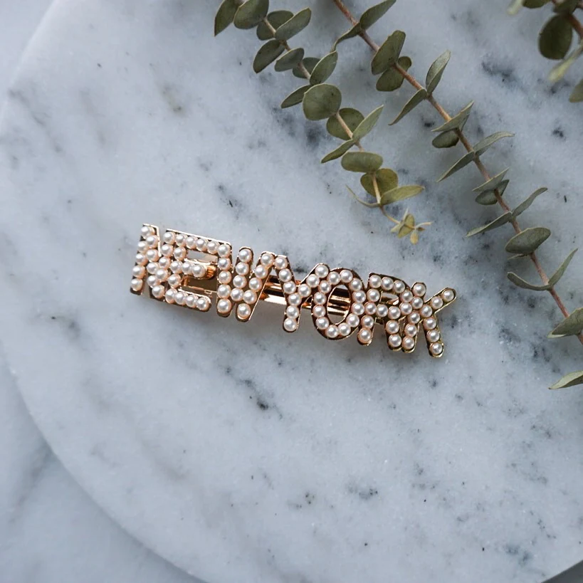 Jet Setter Pearl Hair Barrettes - LAST CHANCE / FINAL SALE - Image 4