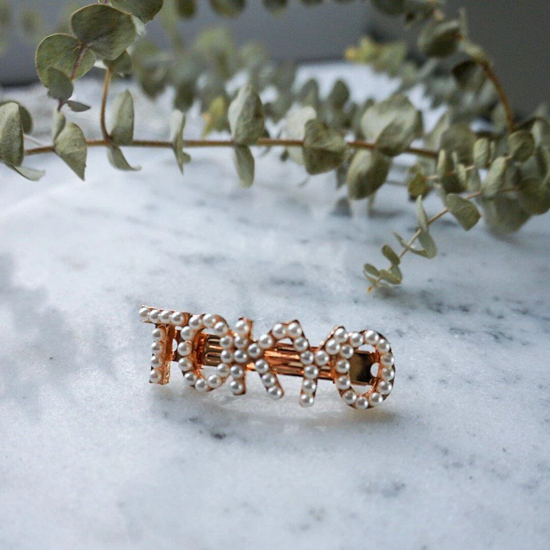 Jet Setter Pearl Hair Barrettes - LAST CHANCE / FINAL SALE - Image 5