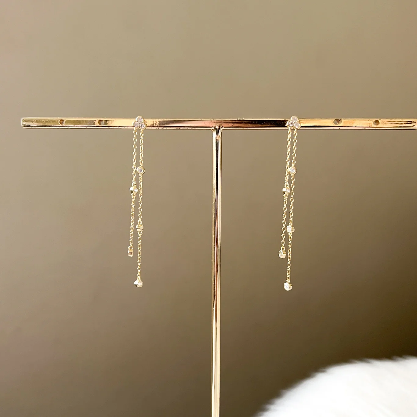 Jolie Bezel Drop Earrings - LAST CHANCE! - Image 17