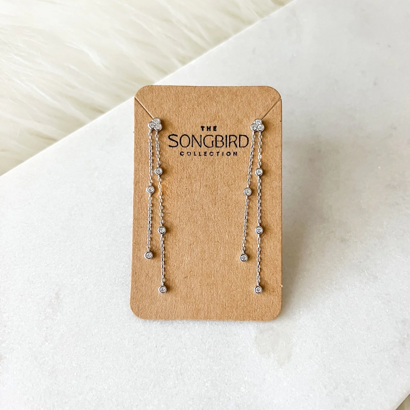 Jolie Bezel Drop Earrings - LAST CHANCE! - Image 20