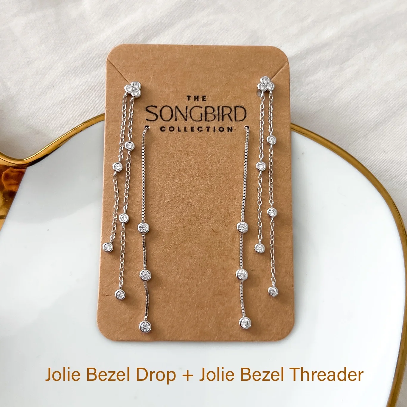 Jolie Bezel Drop Earrings - LAST CHANCE! - Image 21