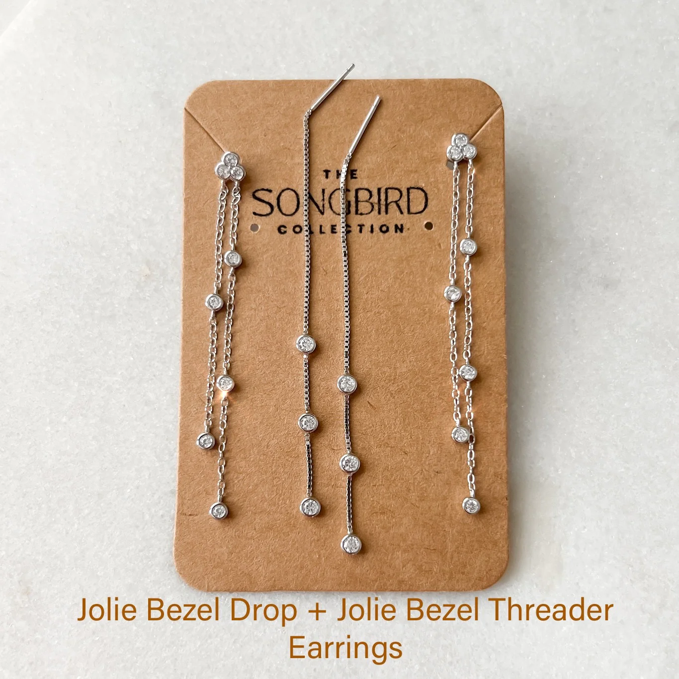 Jolie Bezel Drop Earrings - LAST CHANCE! - Image 22