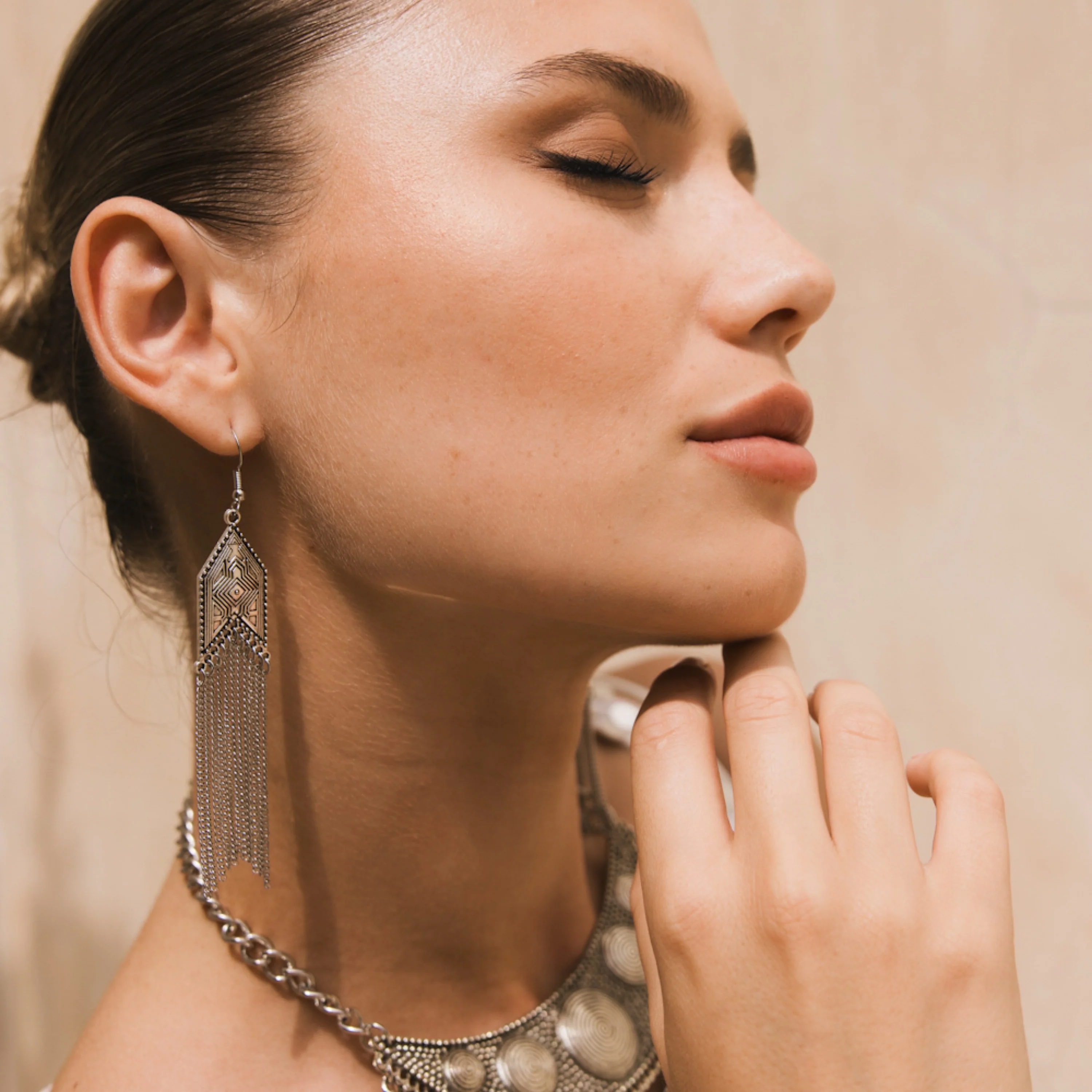 Karma Vintage Metal Earrings - 3 STYLES!