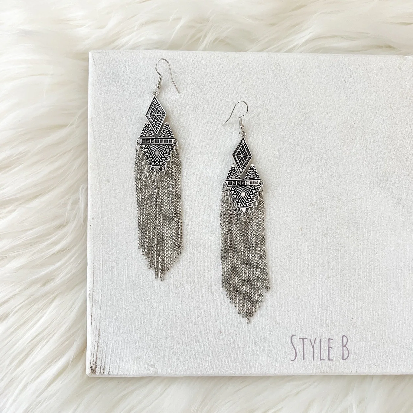 Karma Vintage Metal Earrings - 3 STYLES! - Image 23