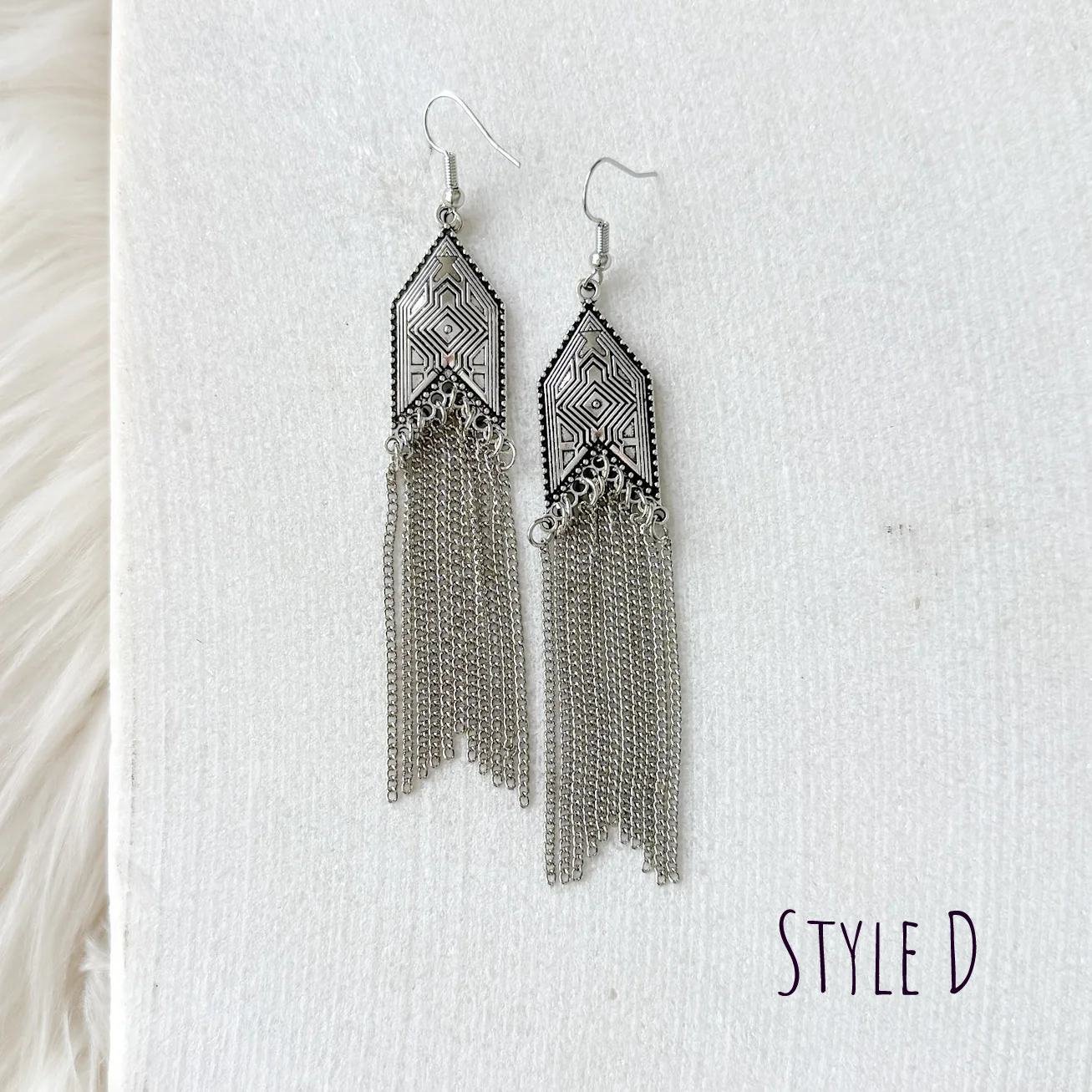 Karma Vintage Metal Earrings - 3 STYLES! - Image 25