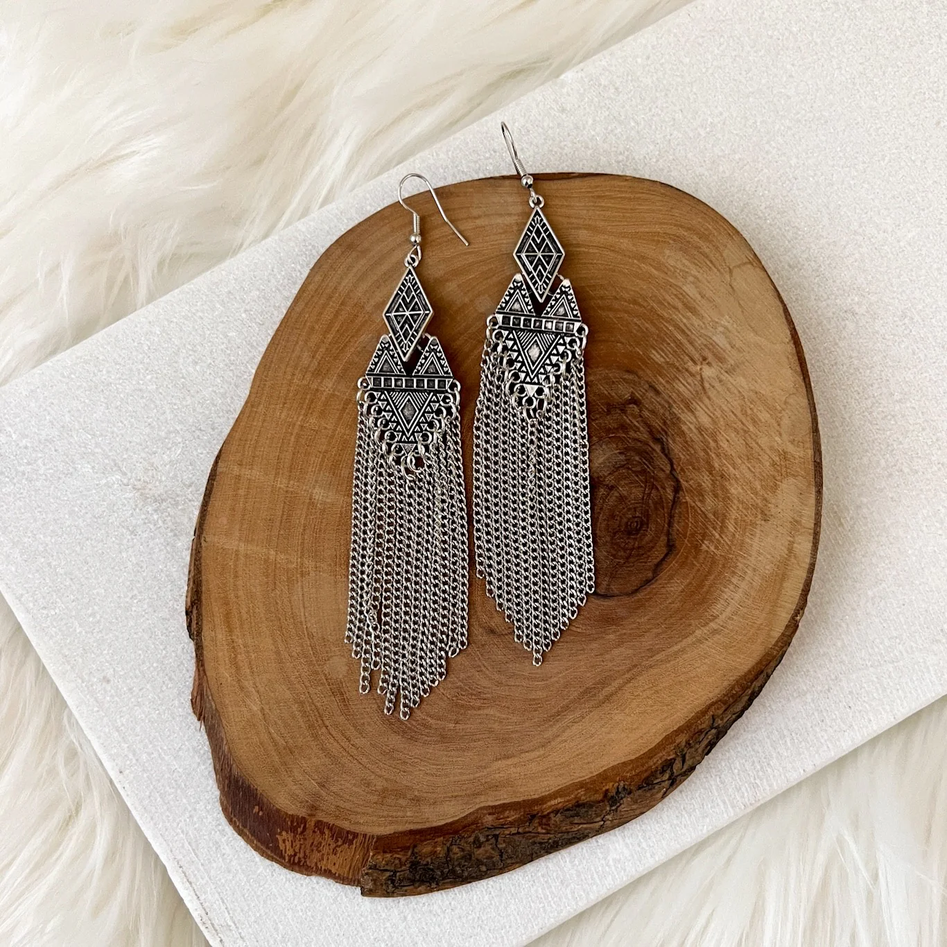 Karma Vintage Metal Earrings - 3 STYLES! - Image 26