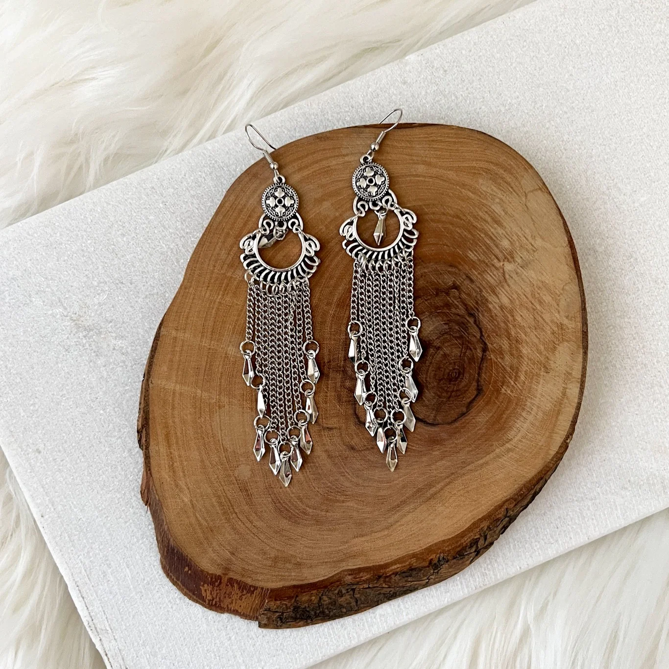 Karma Vintage Metal Earrings - 3 STYLES! - Image 27