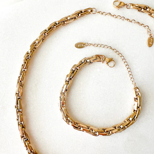 Kassia Block Chain Bracelet - Image 23