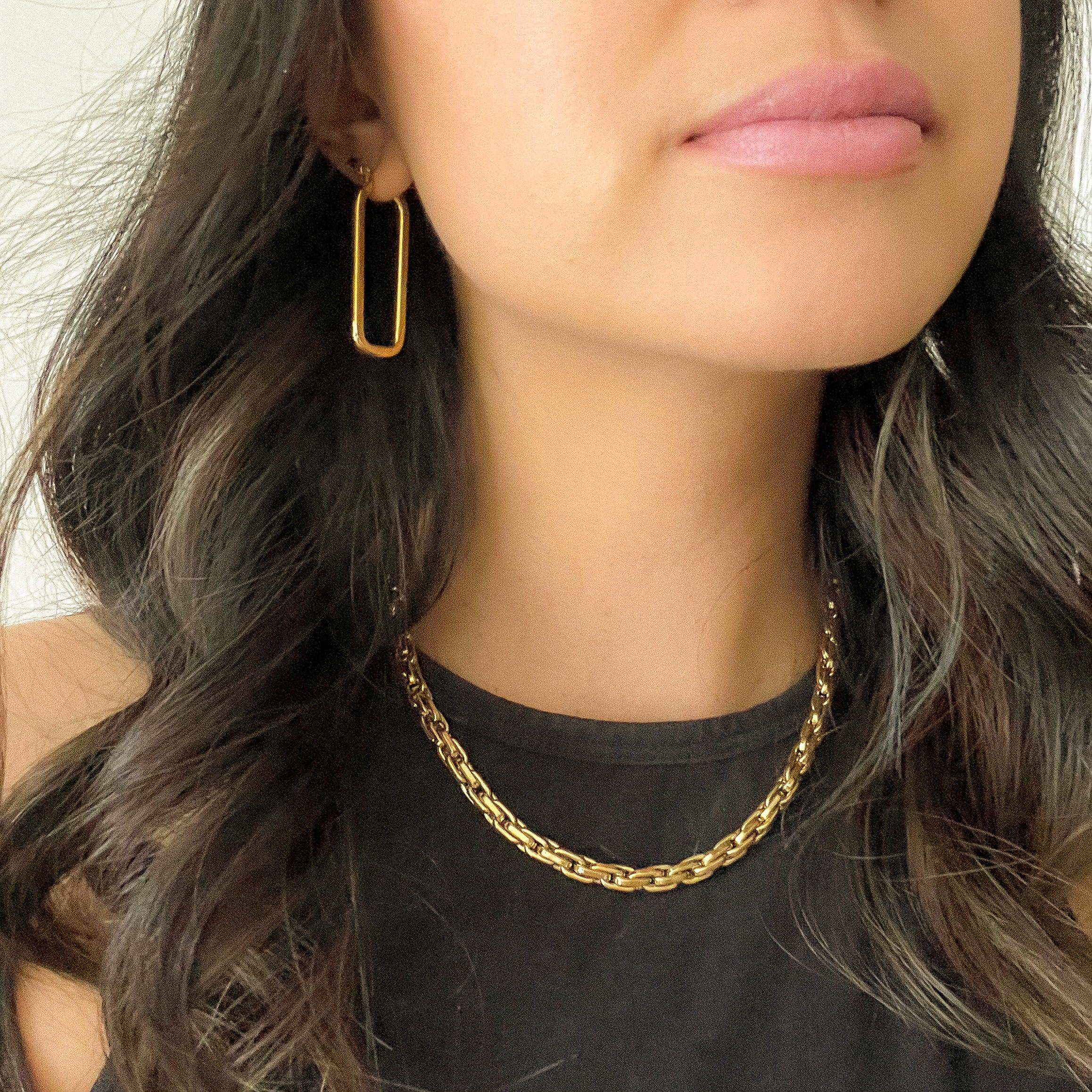 Kassia Block Chain Necklace - LAST CHANCE! - Image 19