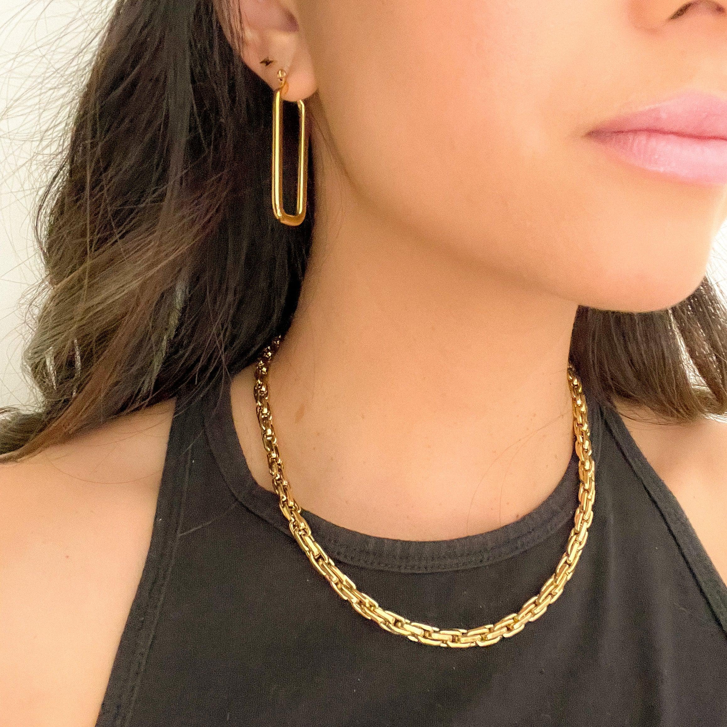 Kassia Block Chain Necklace - LAST CHANCE! - Image 20