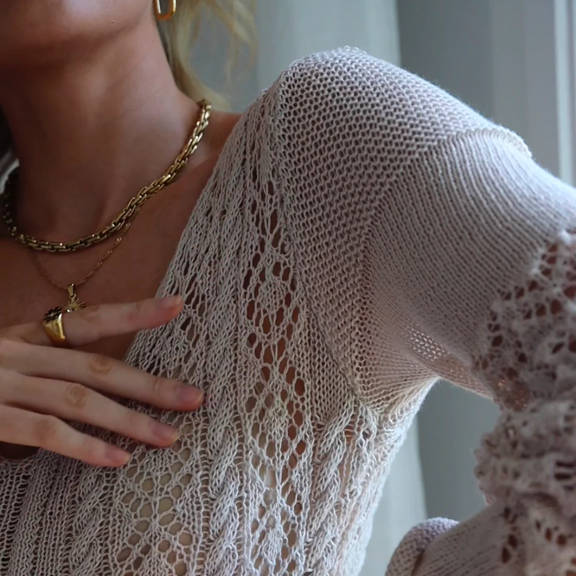 Kassia Block Chain Necklace - LAST CHANCE! - Image 3