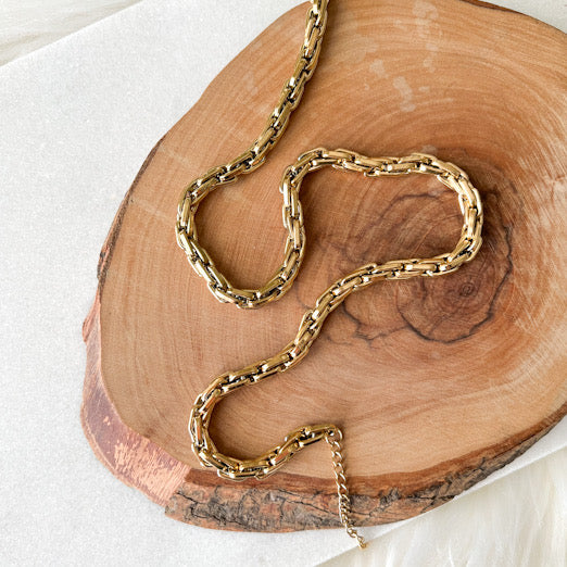 Kassia Block Chain Necklace - LAST CHANCE! - Image 6