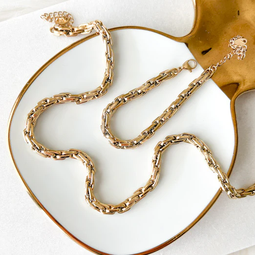 Kassia Block Chain Necklace - LAST CHANCE! - Image 7
