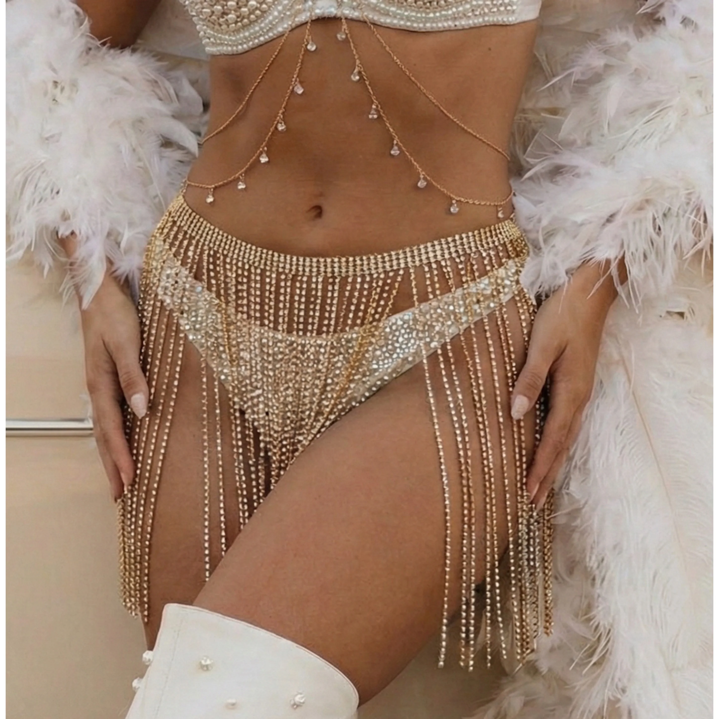 Kira Kira Skirt Belly Chains