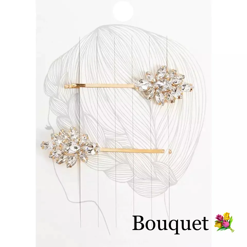 La Soiree Rhinestone Hair Pin Duos - 2 Styles LAST CHANCE! - Image 3