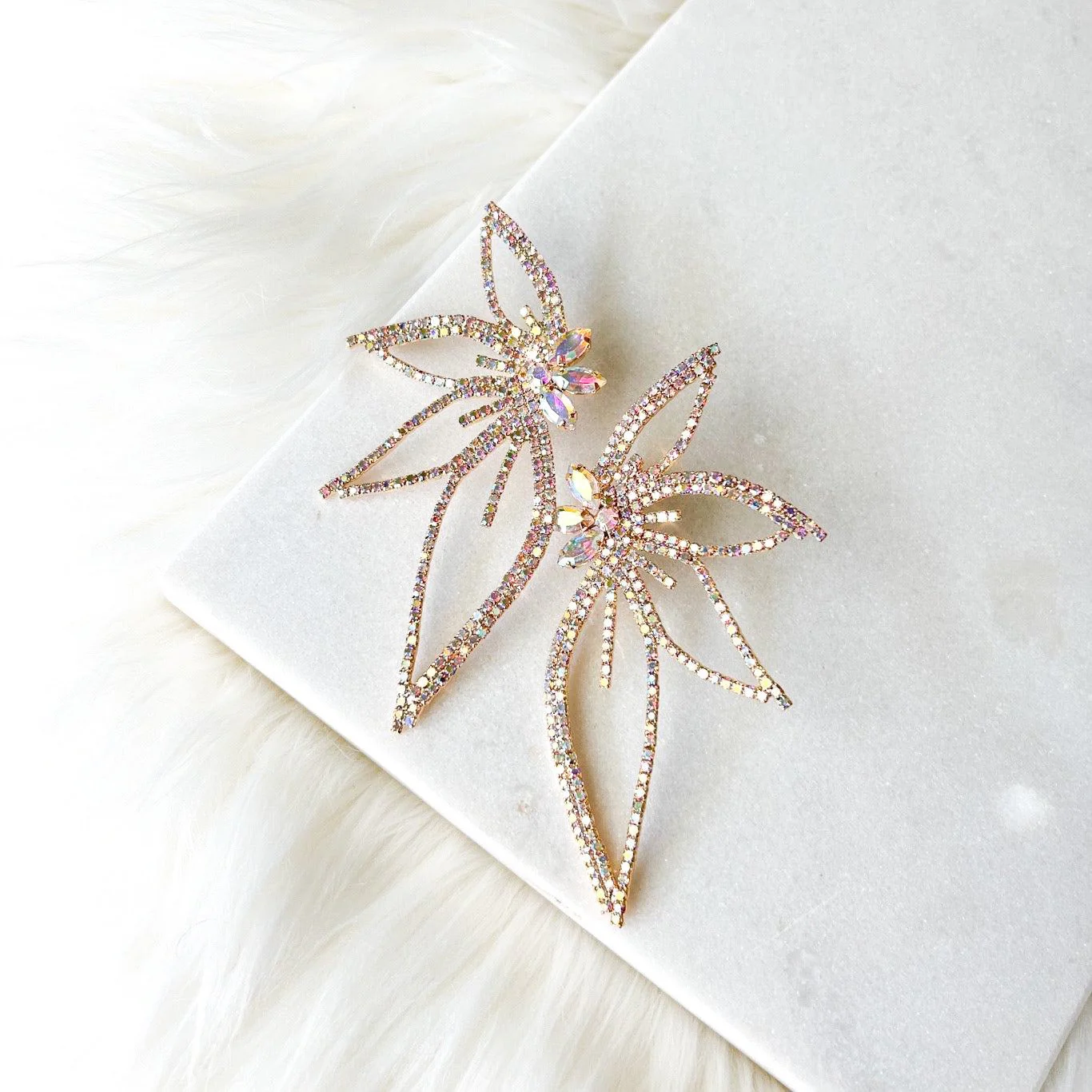 Lorelei Floral Statement Earrings - 5 COLORS! - Image 6