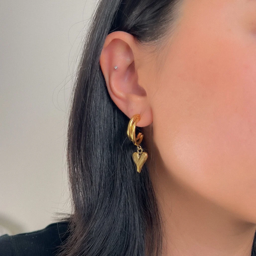 Lovely Heart Drop Earrings - LAST CHANCE! - Image 19