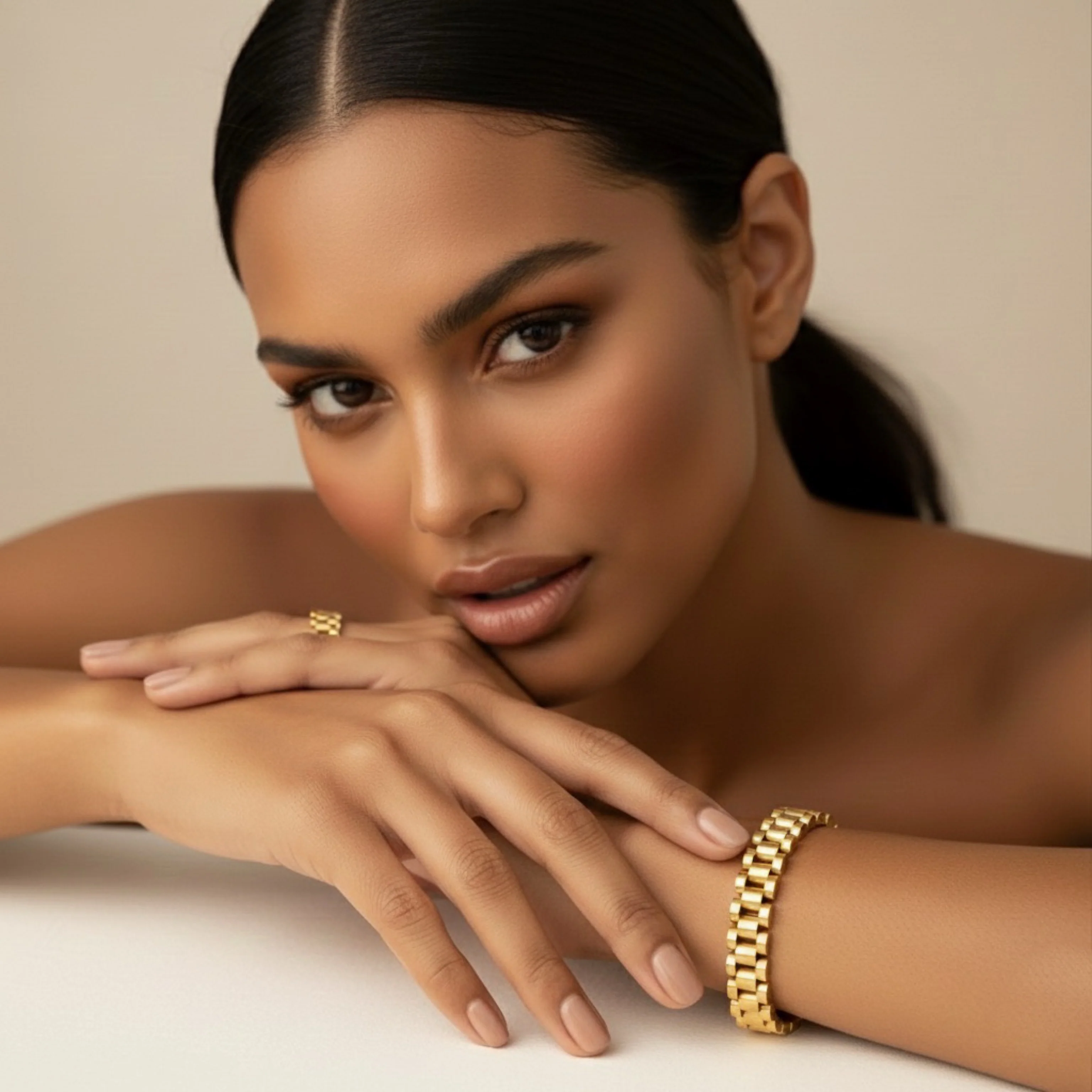 Lucia Watch Link Chain Bracelet - Image 3