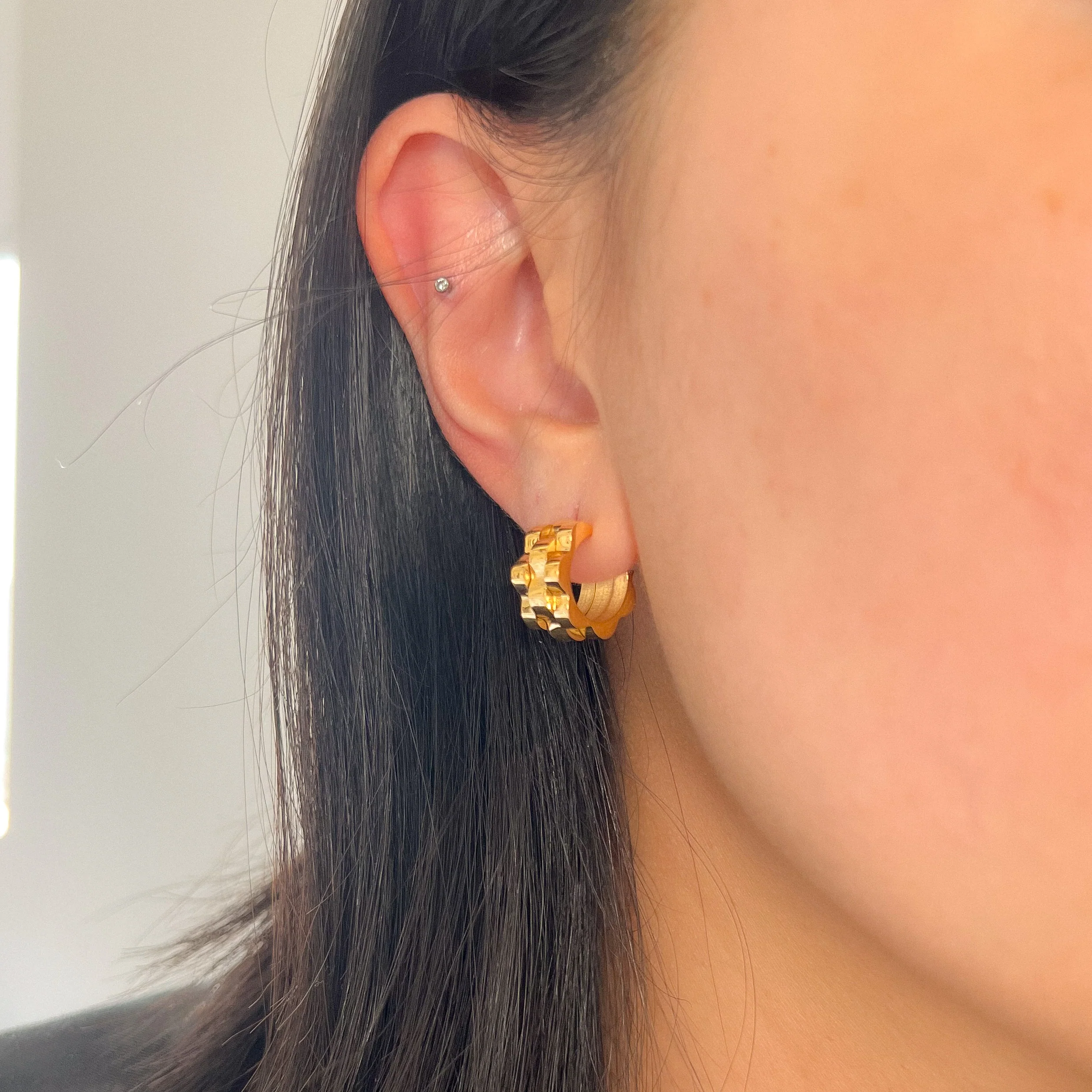 Lucia Watch Link Chain Earrings - LAST CHANCE! - Image 12