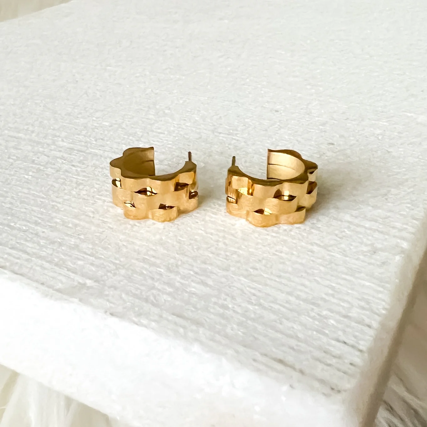 Lucia Watch Link Chain Earrings - LAST CHANCE! - Image 16