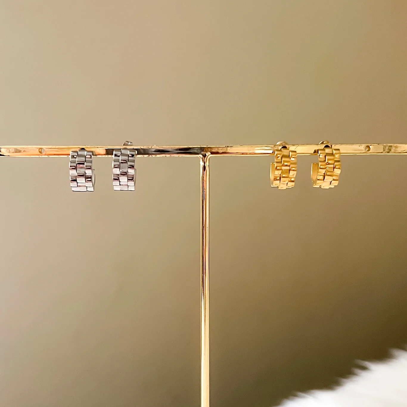 Lucia Watch Link Chain Earrings - LAST CHANCE! - Image 17