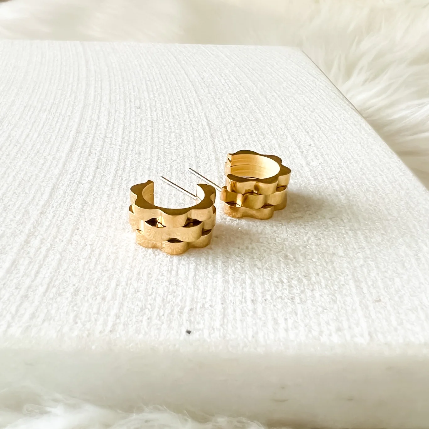 Lucia Watch Link Chain Earrings - LAST CHANCE! - Image 6