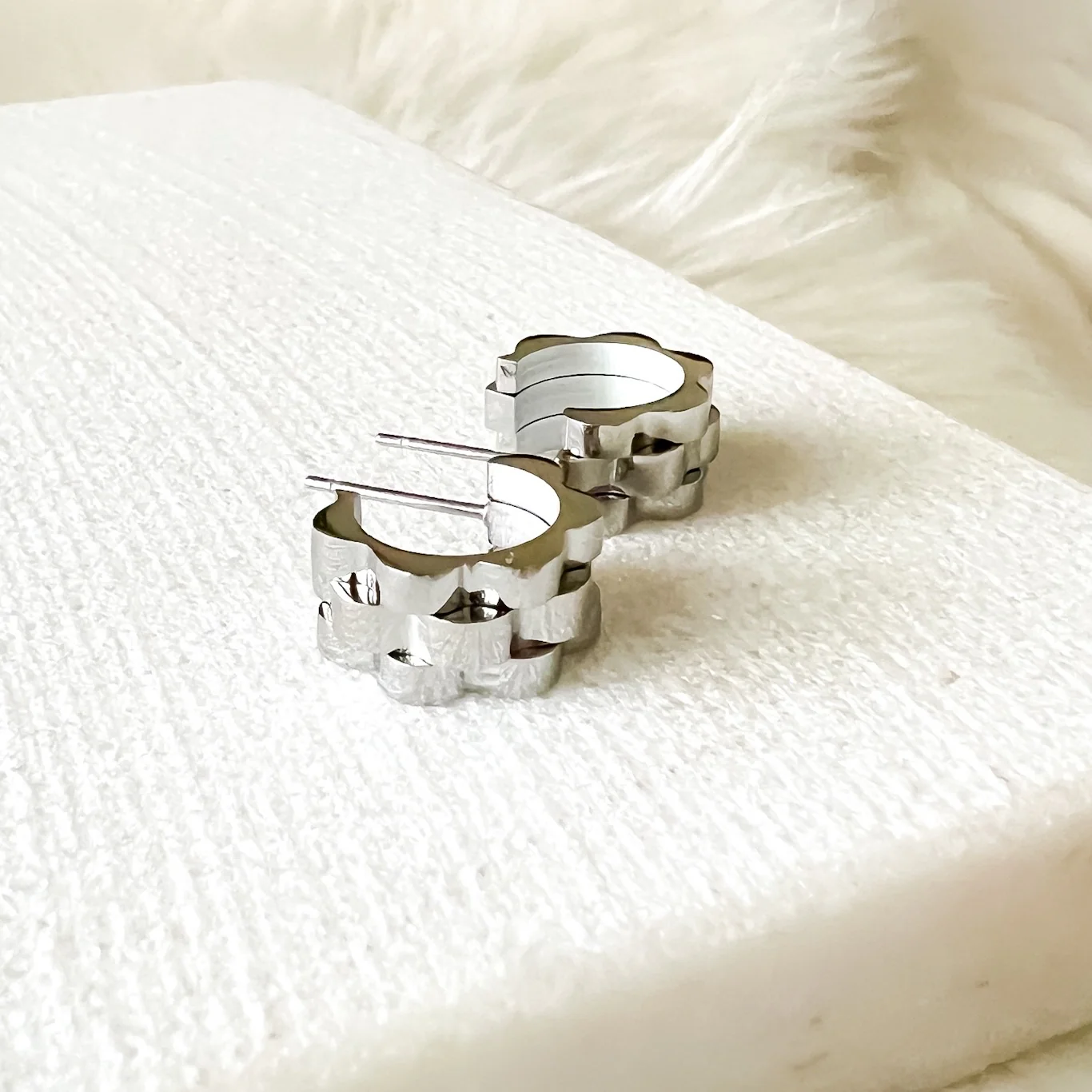 Lucia Watch Link Chain Earrings - LAST CHANCE! - Image 7