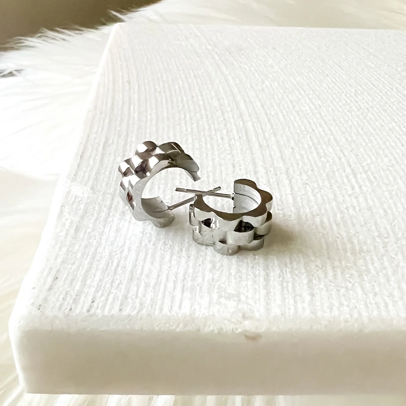 Lucia Watch Link Chain Earrings - LAST CHANCE! - Image 8