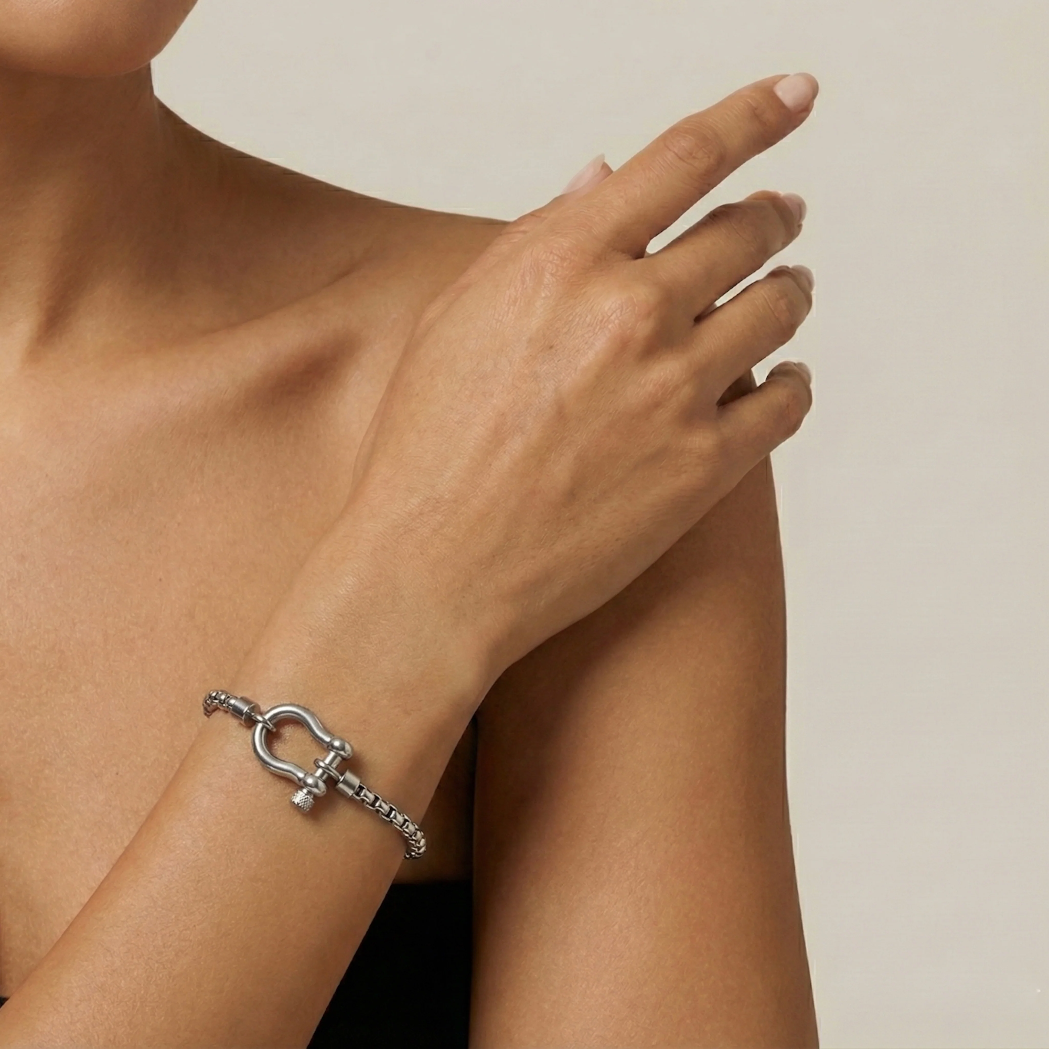 Lucky Shackle Bracelet