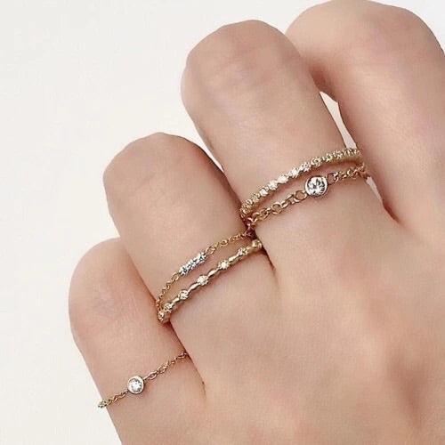 Lyra Solitare Sterling 925 Silver Ring - Image 7