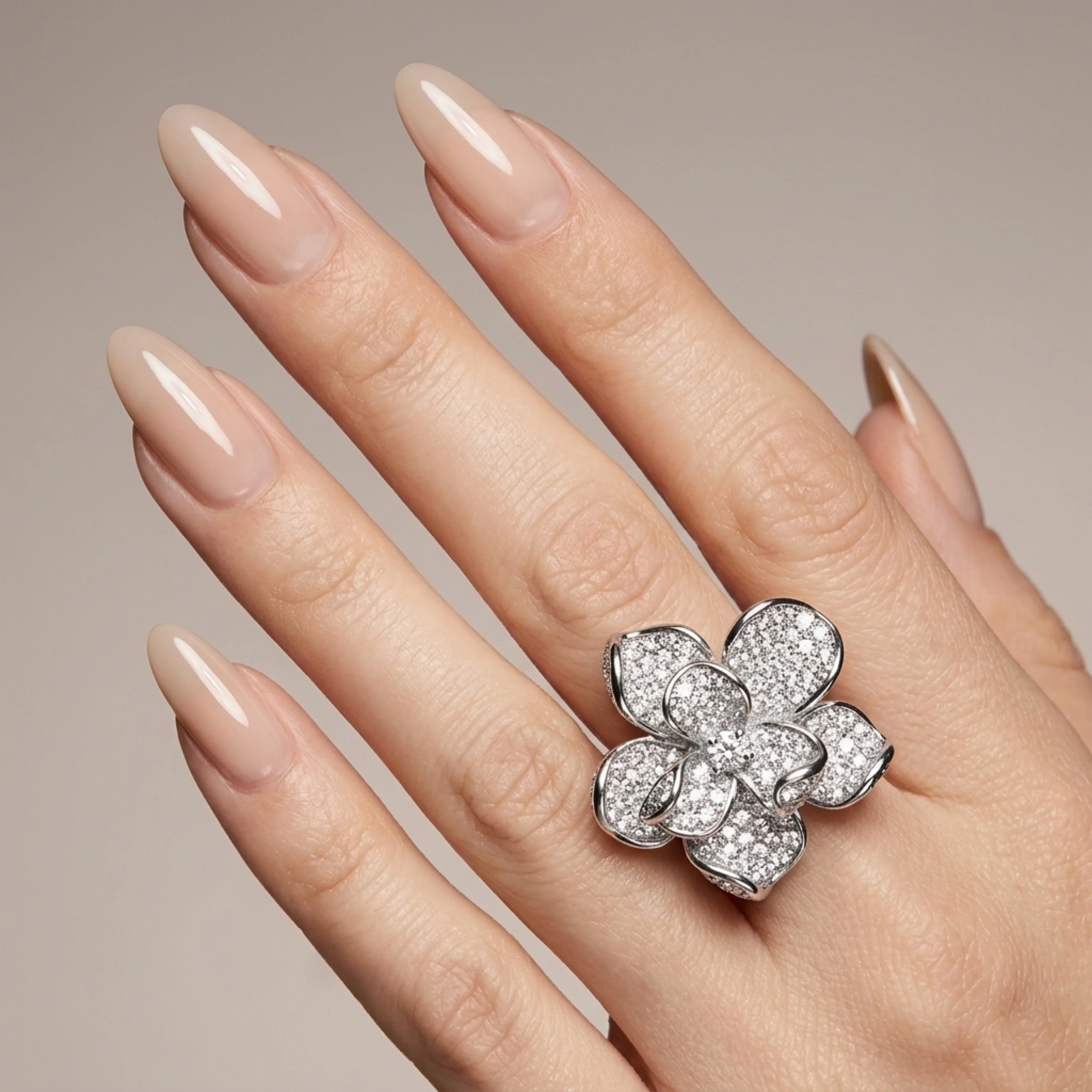 Magnolia Pavé Ring - Image 4