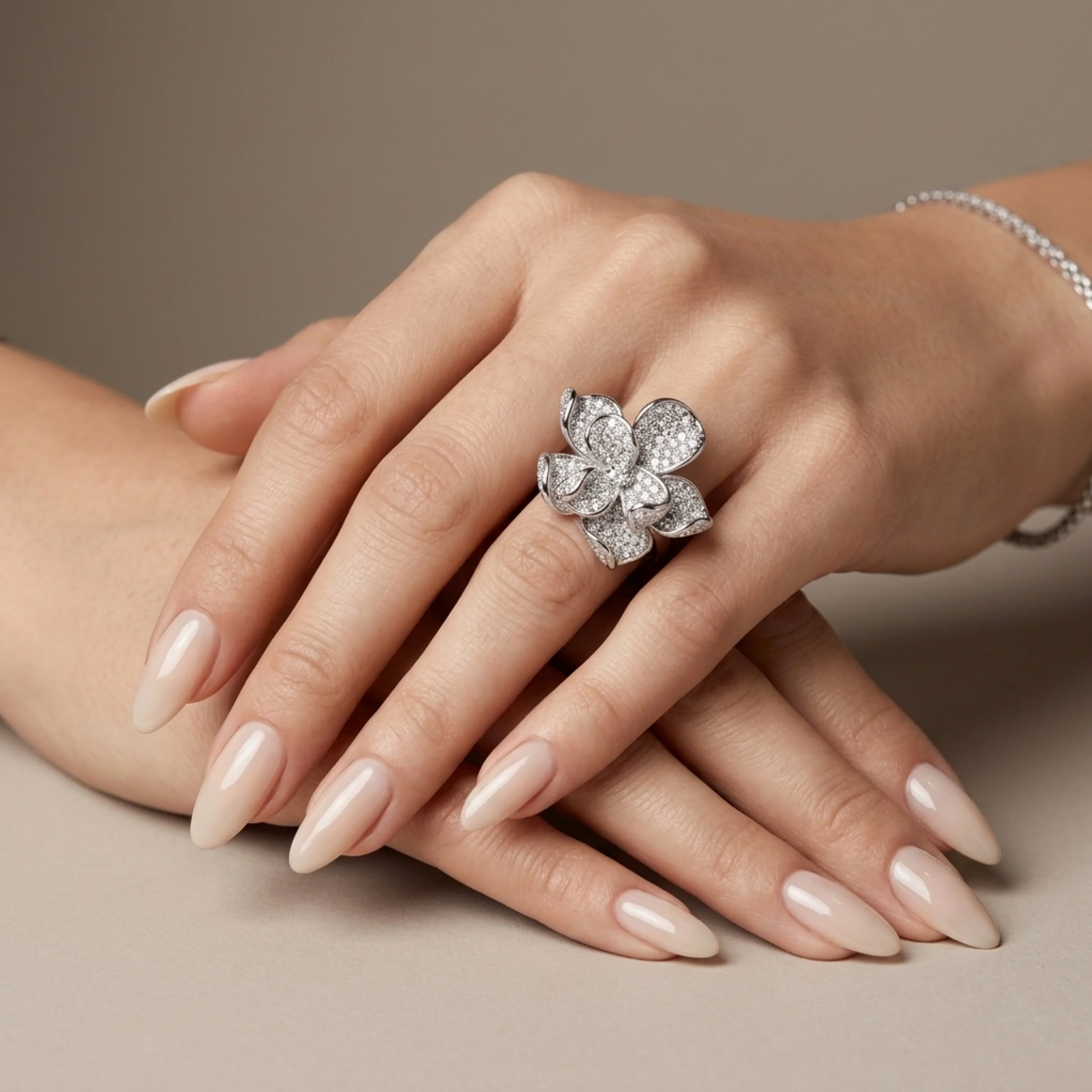 Magnolia Pavé Ring - Image 5