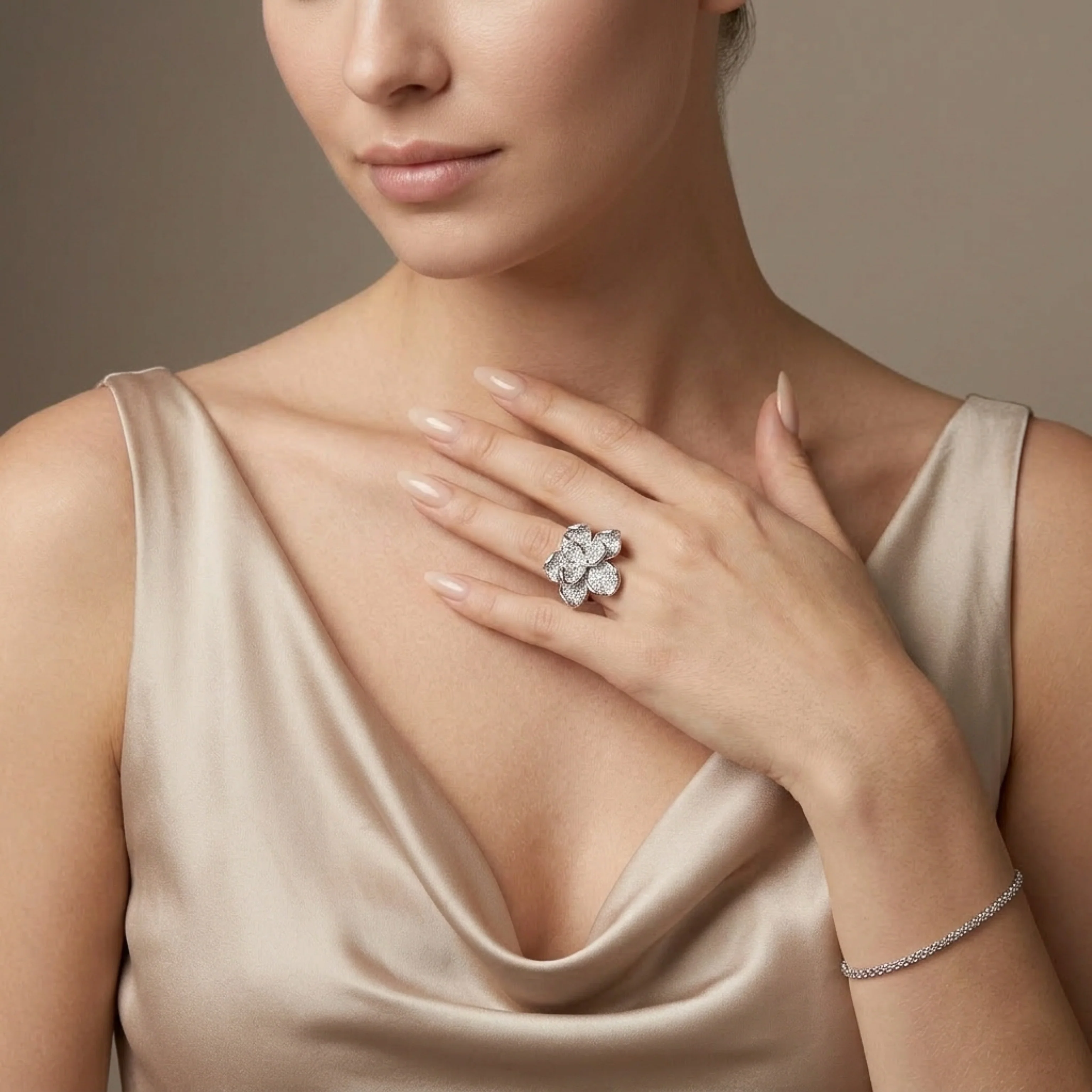 Magnolia Pavé Ring - Image 7