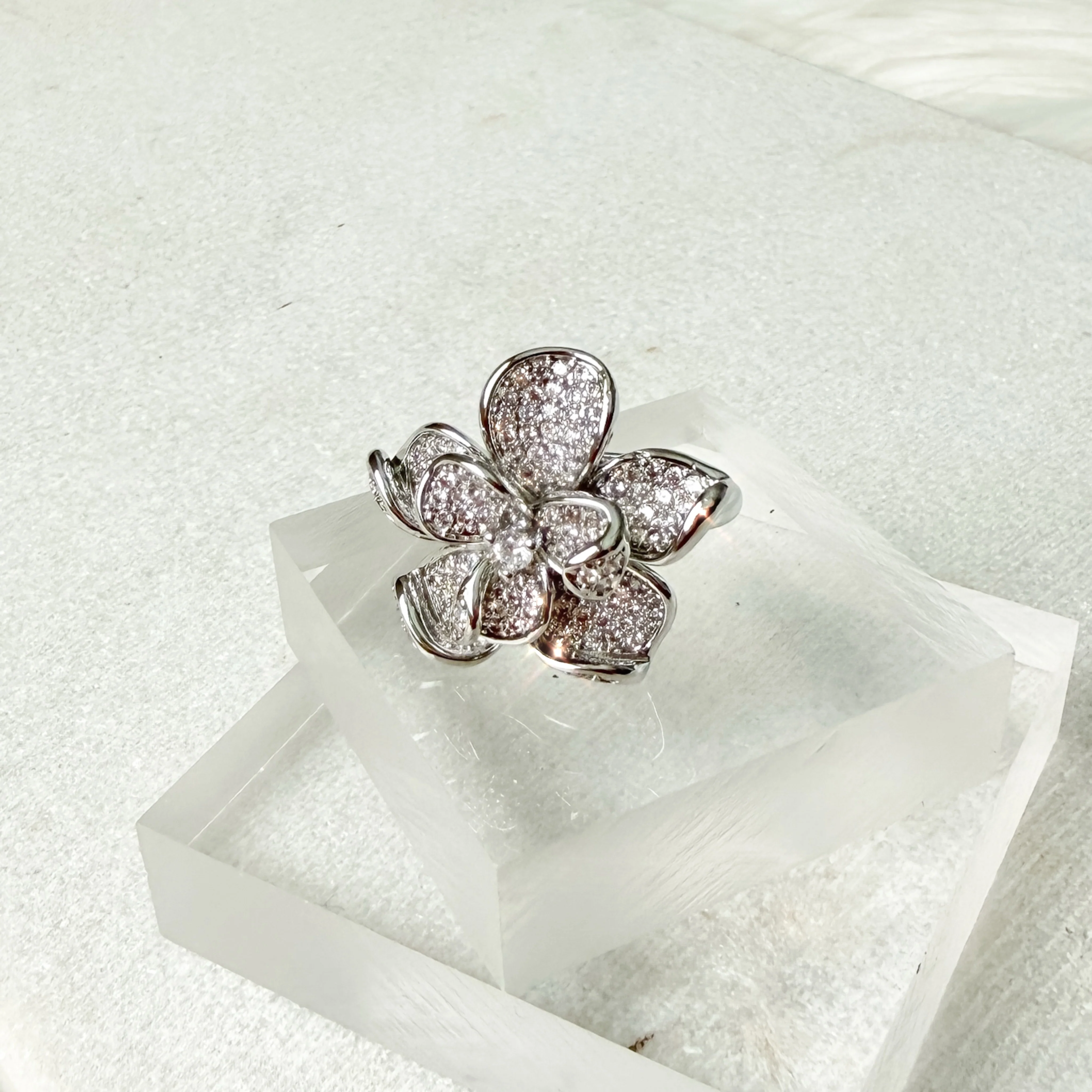 Magnolia Pavé Ring - Image 8