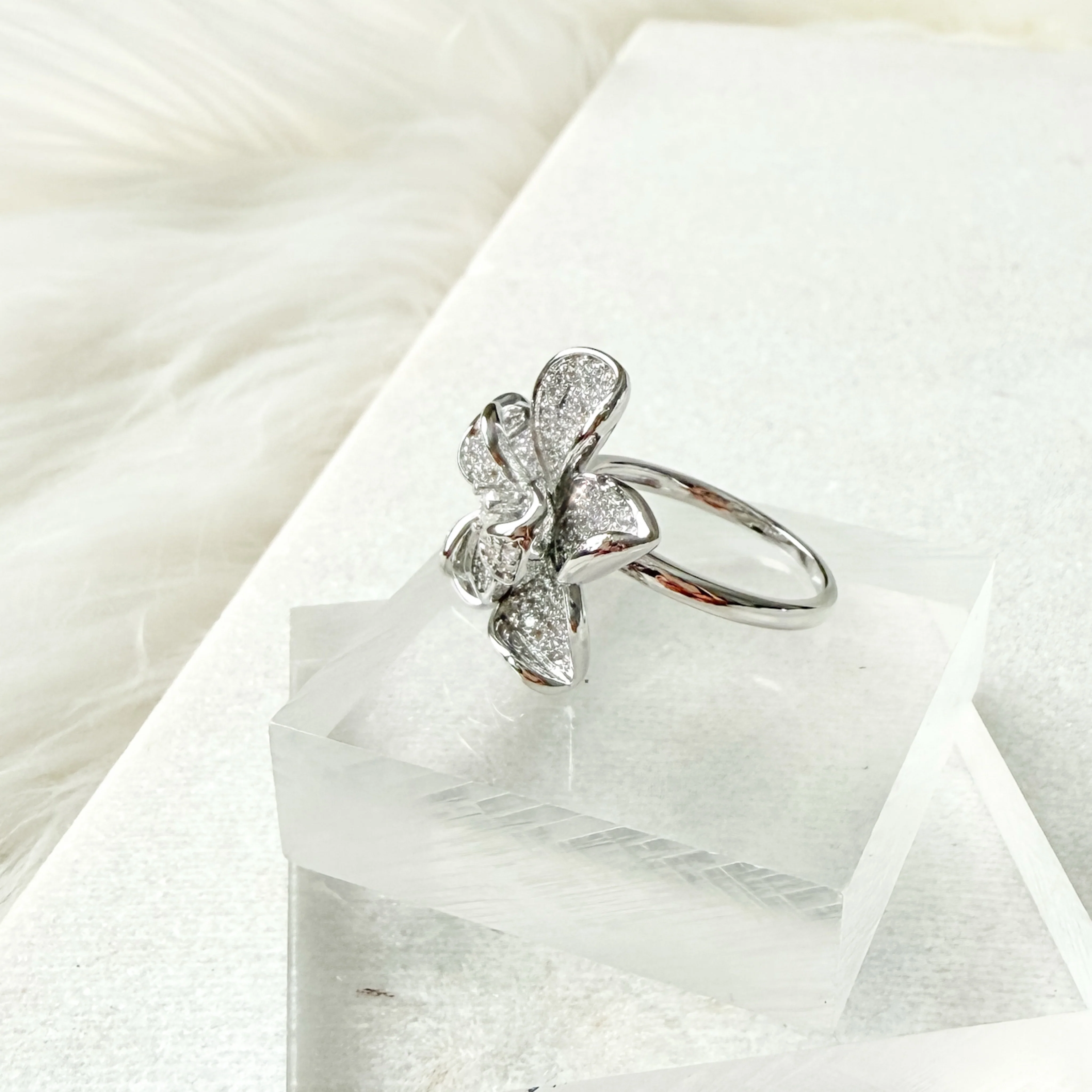 Magnolia Pavé Ring - Image 9