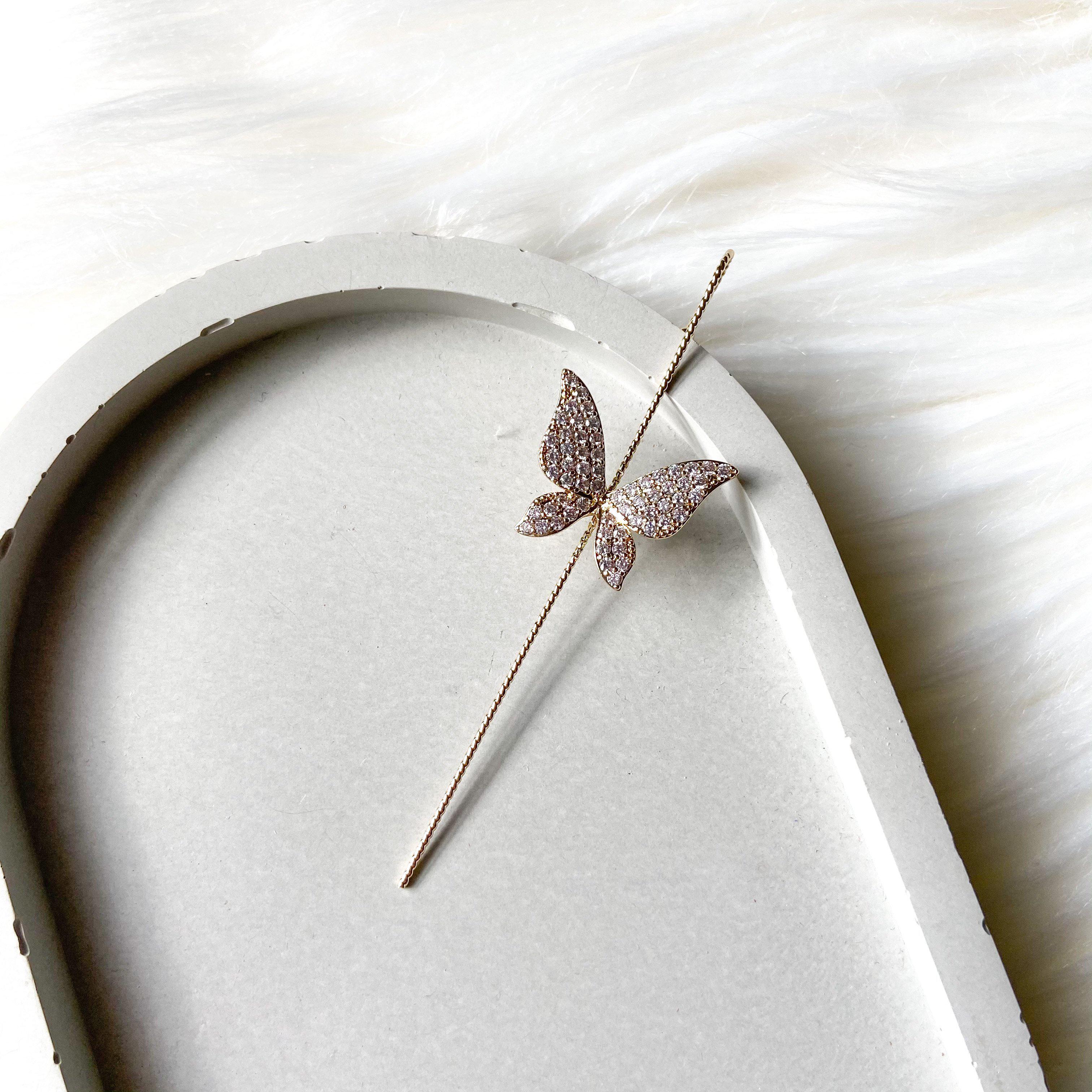 Mariposa Butterfly Ear Hook / Ear Cuff - 2 Styles - Image 11