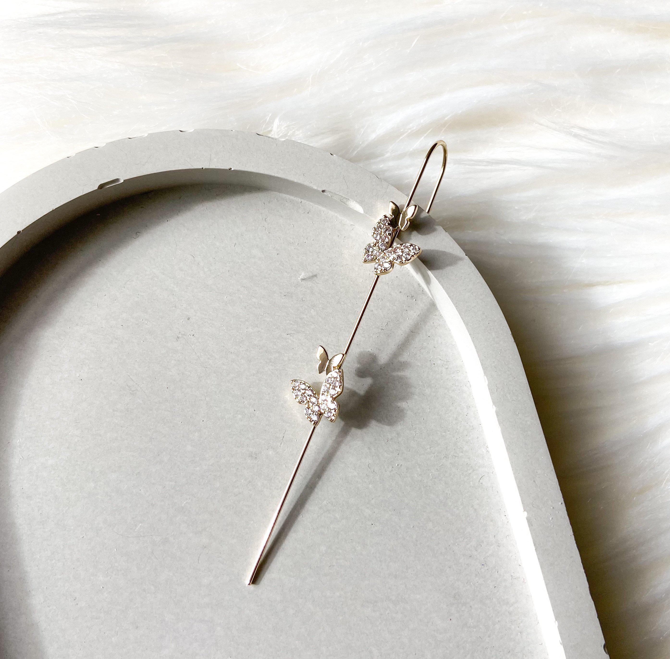 Mariposa Butterfly Ear Hook / Ear Cuff - 2 Styles - Image 12