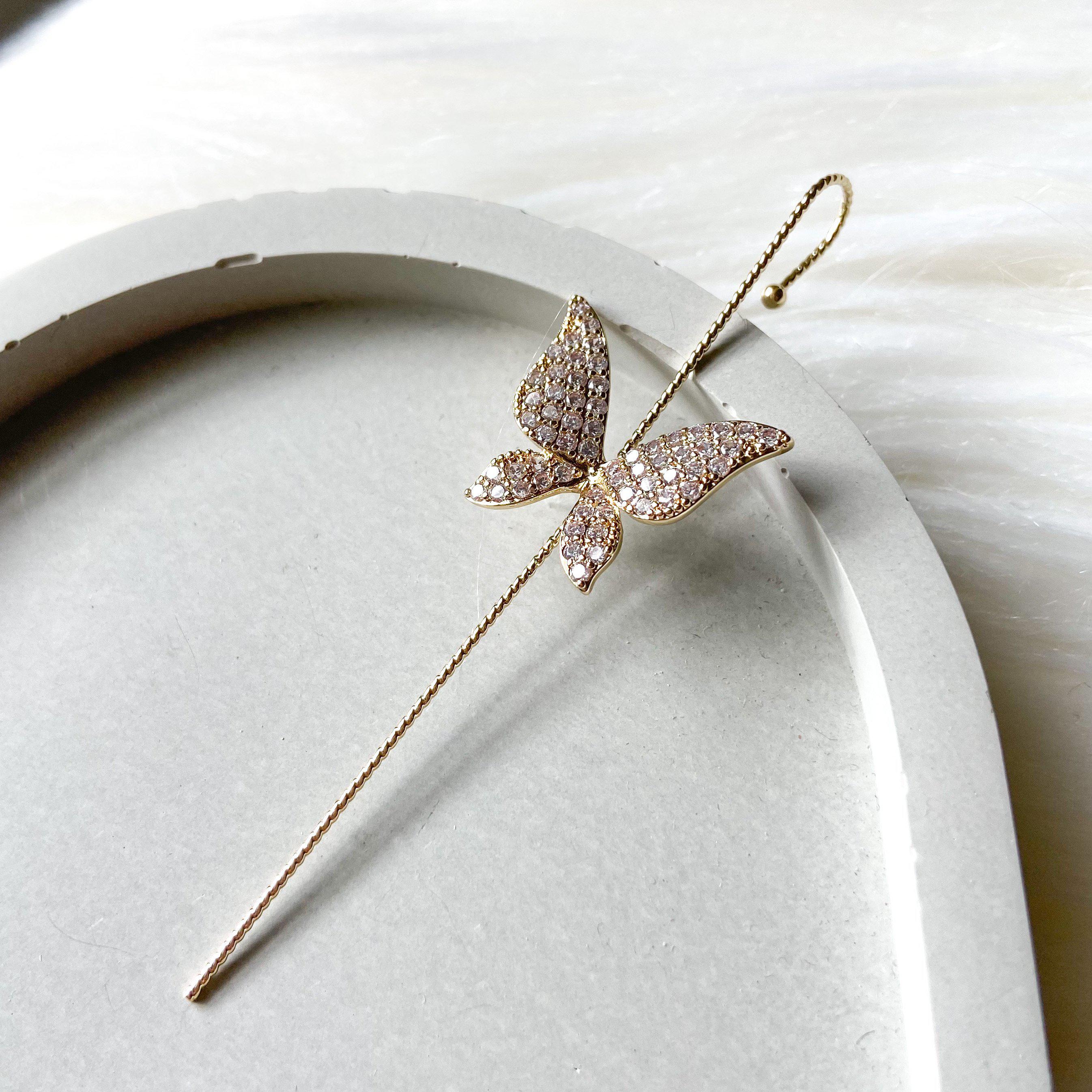 Mariposa Butterfly Ear Hook / Ear Cuff - 2 Styles - Image 13